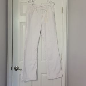 Good American Classic White Bootcut Jean